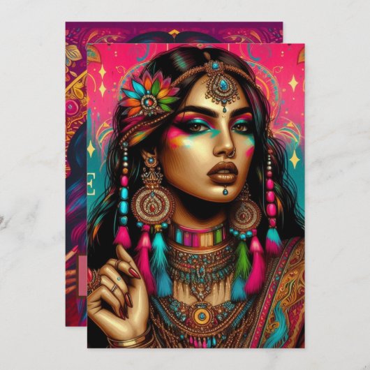 Luxe Visions Einladung (Vorne/Hinten)