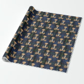 Luxe Vornehme Karo-Teddybär Geschenkpapier (Ungerollt)