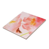Luxe Watercolor Pink Florals Fliese (Seite)