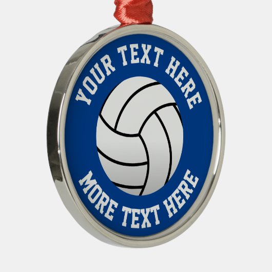 Luxe Weihnachtsbaum Ornament für Volleyballspieler (Rechts)