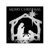 Luxe Weihnachtskrippe Selbstfarbige Gummi-Briefmar Permastempel (Design)