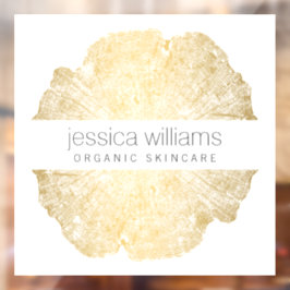 Luxe Wood Art Salon, Boutique Fensteraufkleber