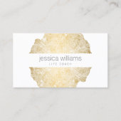 Luxe Wood Effect Art II Visitenkarte (Vorderseite)