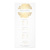 Luxe Wood Effect Art Werbekarte (Vorne)