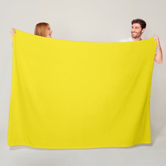 Luxe Zitrone Fleecedecke (Beispiel)