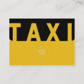 LuxeCab Visitenkarte (Rückseite)