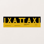 LuxeCab Visitenkarten (Außenseite Aufgefaltet)