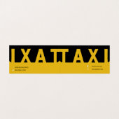 LuxeCab Visitenkarten (Innenseite Aufgefaltet)