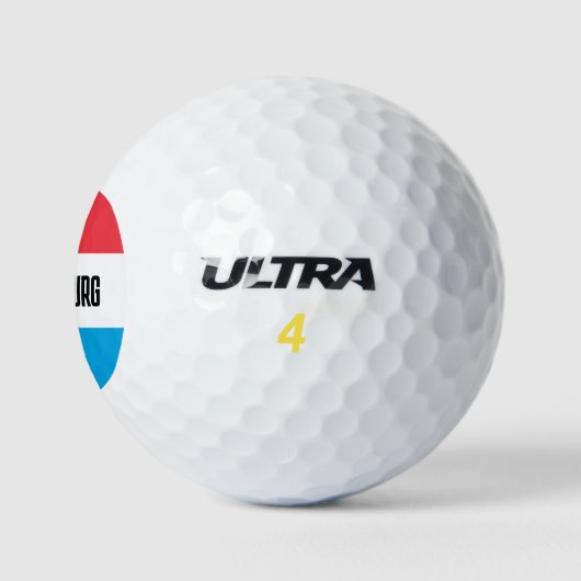 Luxembourg country flag custom golf ball gift set (Logo)