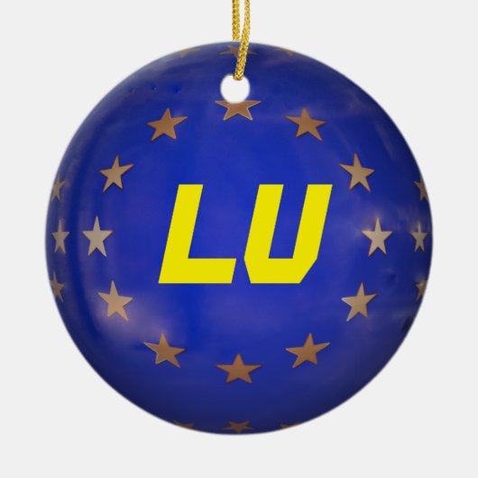 Luxembourg E.U. Christmas Ornament (Vorne)