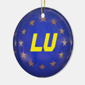Luxembourg E.U. Christmas Ornament (Links)