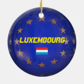 Luxembourg E.U. Christmas Ornament (Hinten)