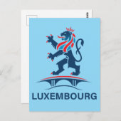 Luxembourg Europe Postkarte (Vorne/Hinten)
