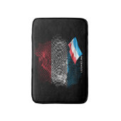 Luxembourg flag badematte (Vorderseite Vertikal)