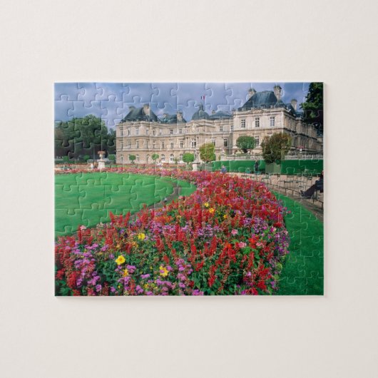 Luxembourg Palace in Paris, Frankreich. Puzzle (Horizontal)