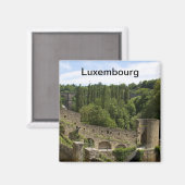Luxembourg Ruins Magnet (Vorderseite/Rückseite)