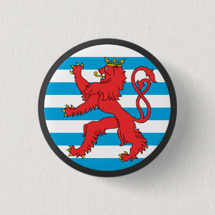 Luxemburg-Abzeichen - zivile Flagge Button