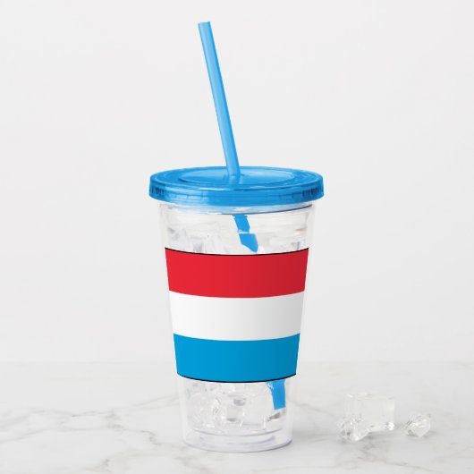 Luxemburg Acryltrinkbecher (Vorderseite Ice)
