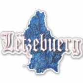 Luxemburg Aufkleber (Vorderseite)