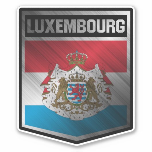 Luxemburg Aufkleber (Vorderseite)