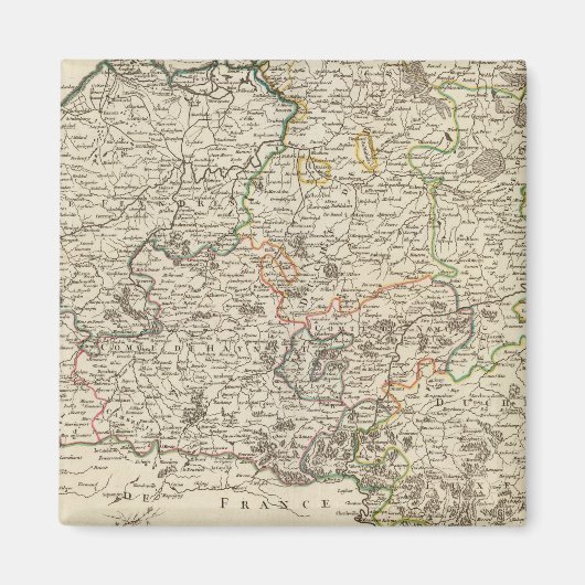 Luxemburg, Belgien Magnet (Vorne)