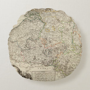 Luxemburg, Belgien Rundes Kissen