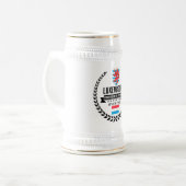 Luxemburg Bierglas (Vorderseite Links)