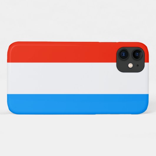 Luxemburg Case-Mate iPhone Hülle (Rückseite (Horizontal))