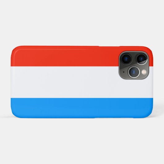 Luxemburg Case-Mate iPhone Hülle (Rückseite (Horizontal))