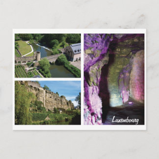 Luxemburg City Caverns Postcard Postkarte
