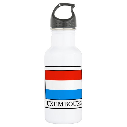 Luxemburg Edelstahlflasche (Vorderseite)