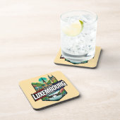 Luxemburg Europa Getränkeuntersetzer (Rechte Seite)