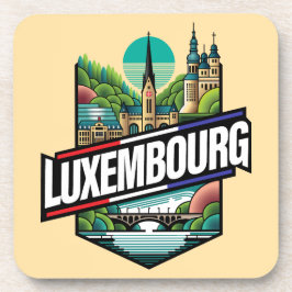 Luxemburg Europa Getränkeuntersetzer