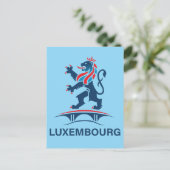 Luxemburg Europa Postkarte (Stehend Vorderseite)