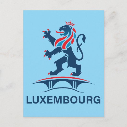 Luxemburg Europa Postkarte (Vorderseite)