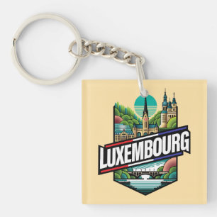 Luxemburg Europa Schlüsselanhänger