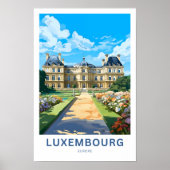 Luxemburg Europe Travel Print Poster (Vorne)