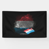 Luxemburg-Flagge Banner (Horizontal)