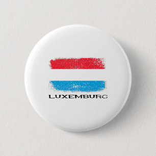Luxemburg-Flagge Europa Reise Urlaub Europa Luxus Button