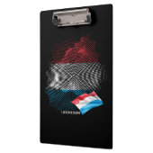 Luxemburg-Flagge Klemmbrett (Links)