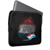 Luxemburg-Flagge Laptopschutzhülle (Vorne Rechts)