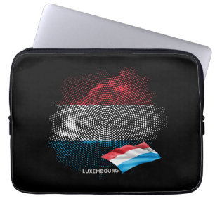 Luxemburg-Flagge Laptopschutzhülle