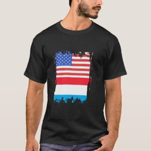 Luxemburg Flagge Luxemburgischer Stolz Luxemburgis T-Shirt