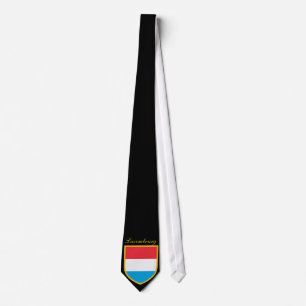 Luxemburg Flagge Personalisiert Krawatte