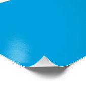 Luxemburg-Flagge Poster (Ecke)
