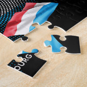 Luxemburg-Flagge Puzzle (Seite)