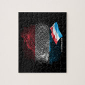 Luxemburg-Flagge Puzzle (Vertikal)