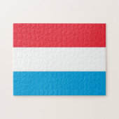 Luxemburg - Flagge - Puzzle (Horizontal)