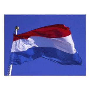 Luxemburg-Flagge RF) Fotodruck
