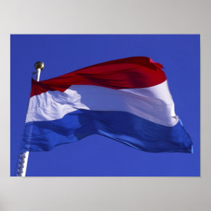 Luxemburg-Flagge RF) Poster